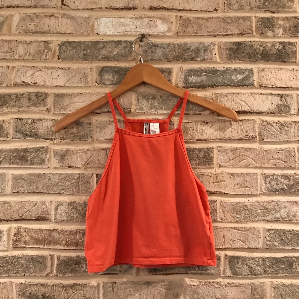 Peach H&M crop top